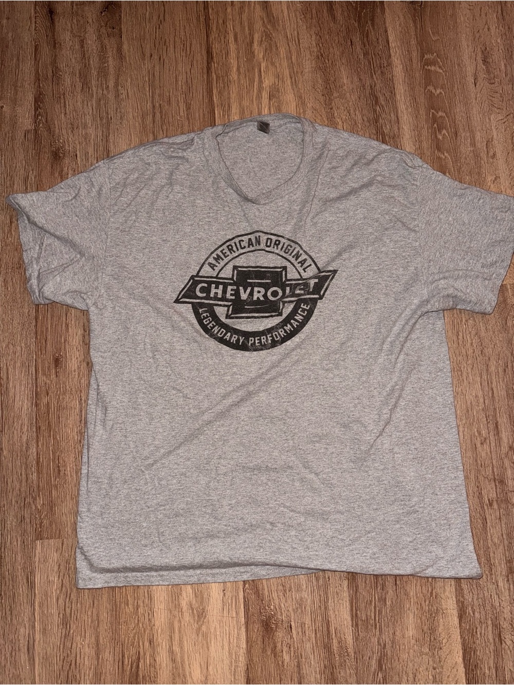 Men's Gray Chevrolet Logo Tee